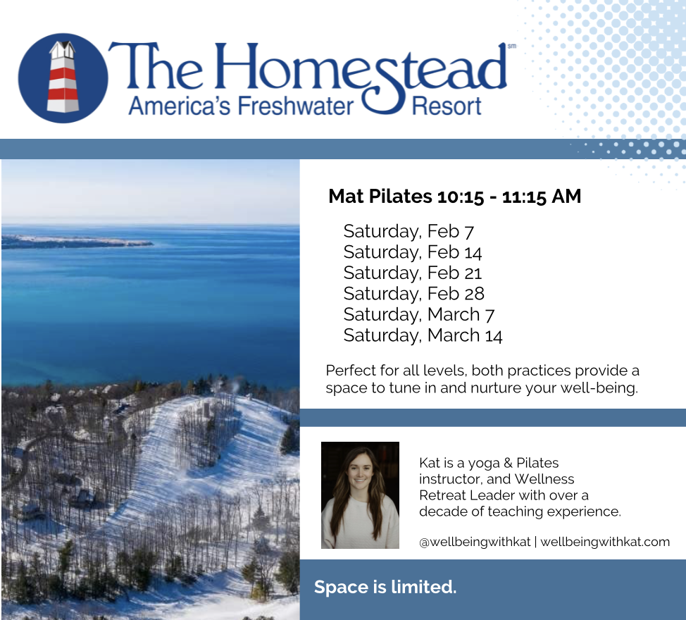 10:15 AM Mat Pilates at The Homestead