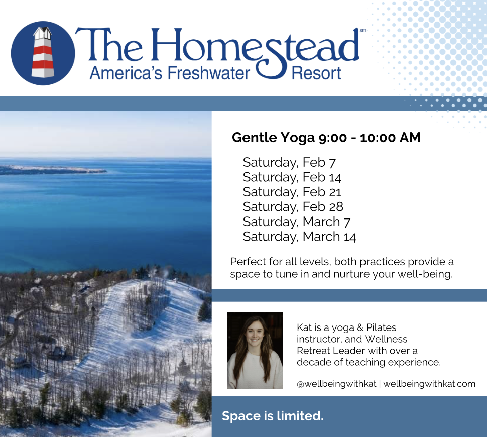 Saturday, Feb 7: 9 AM Gentle Yoga & Mobility at The Homestead