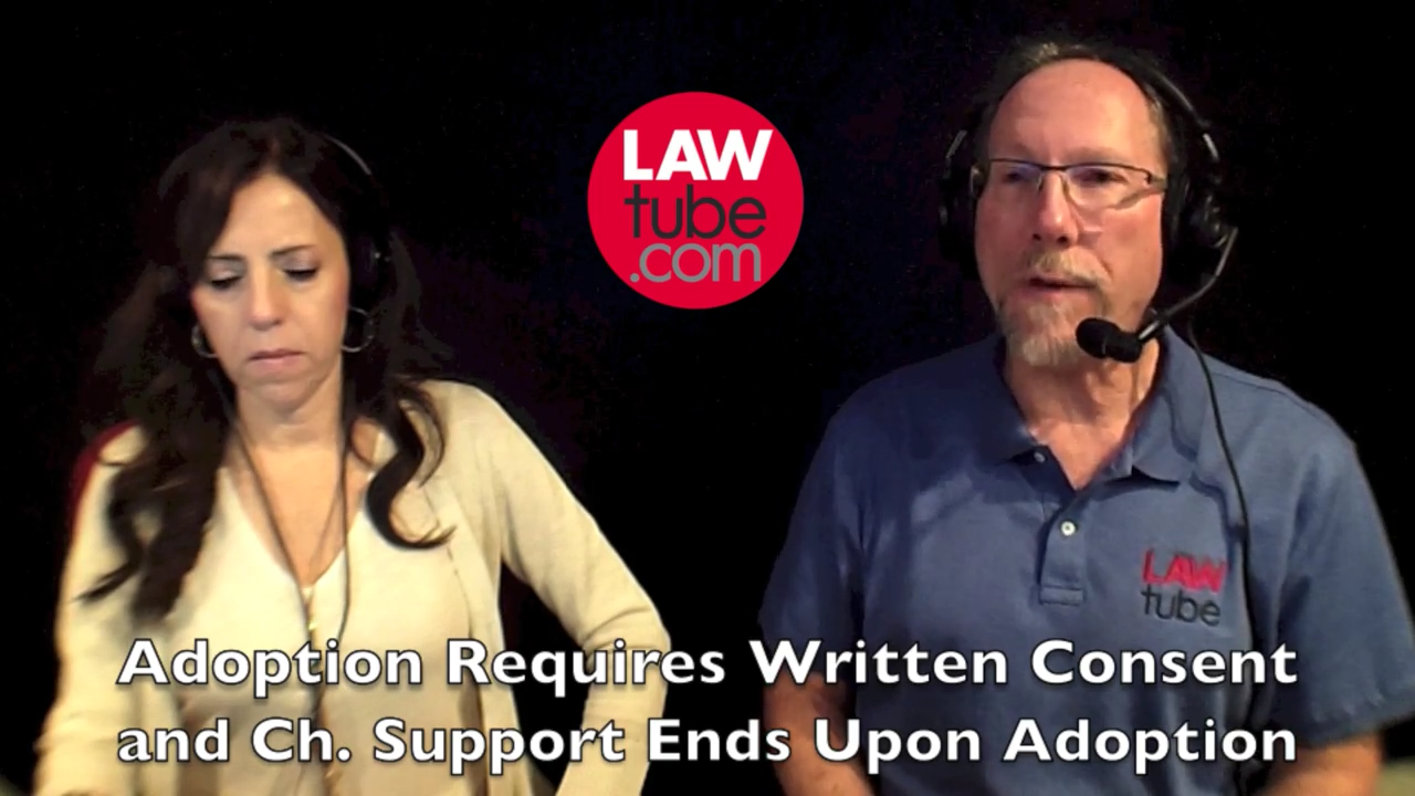 Child support ends upon adoption