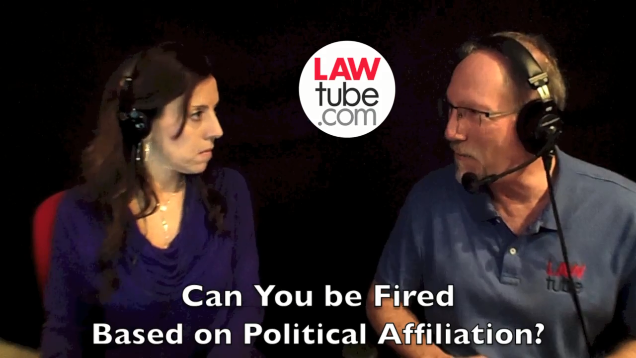 Can you be fired based on political affiliation?