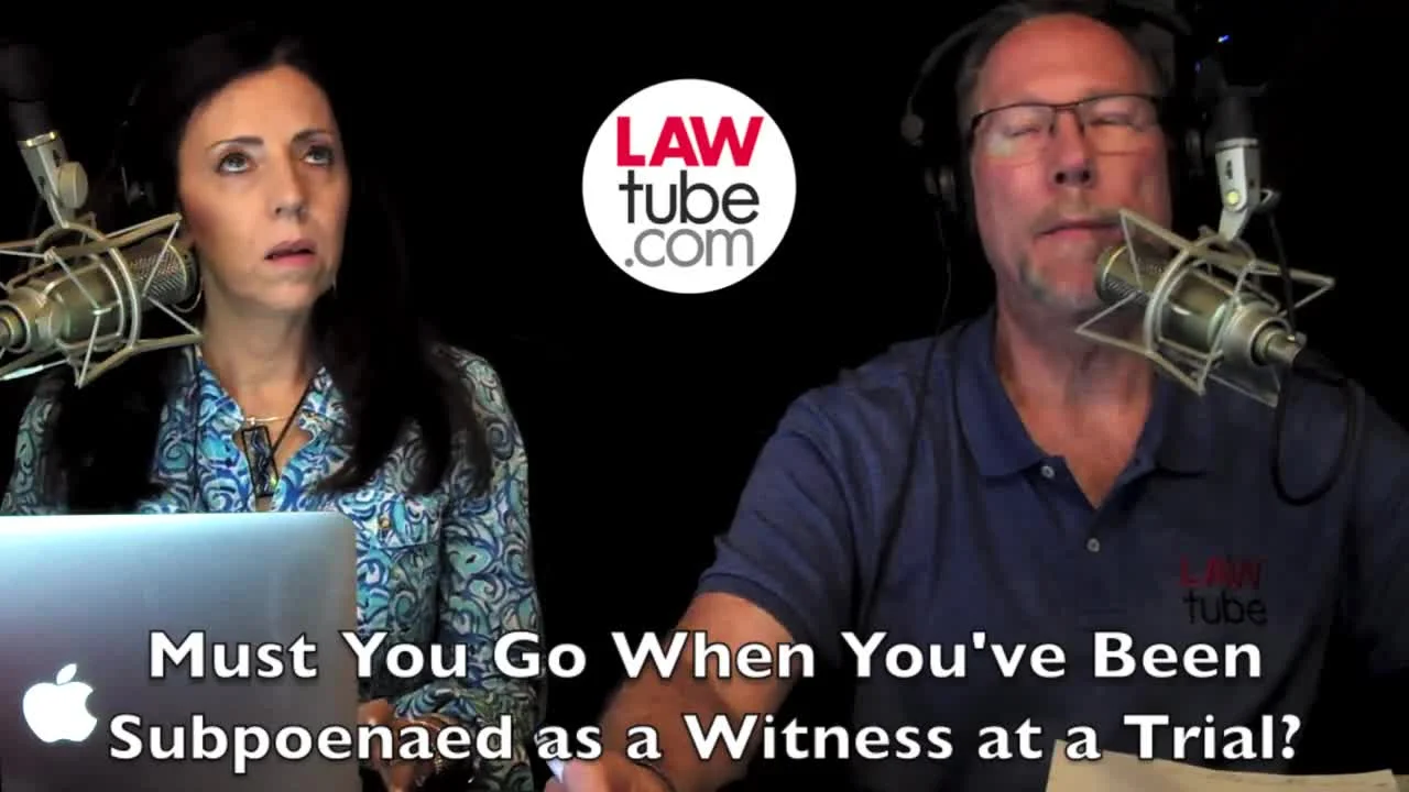 Must you go to court when subpoenaed as a witness?