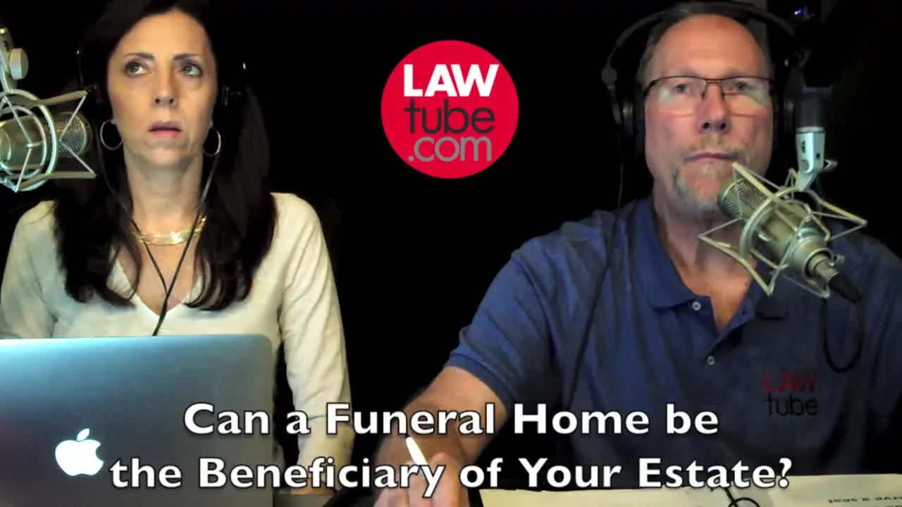 Can you make funeral home beneficiary of your estate?