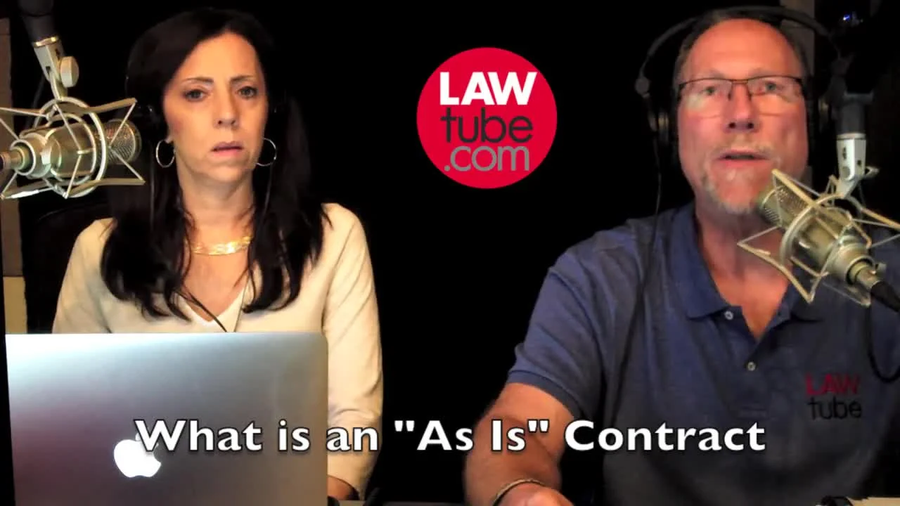 What is an "as is" contract?