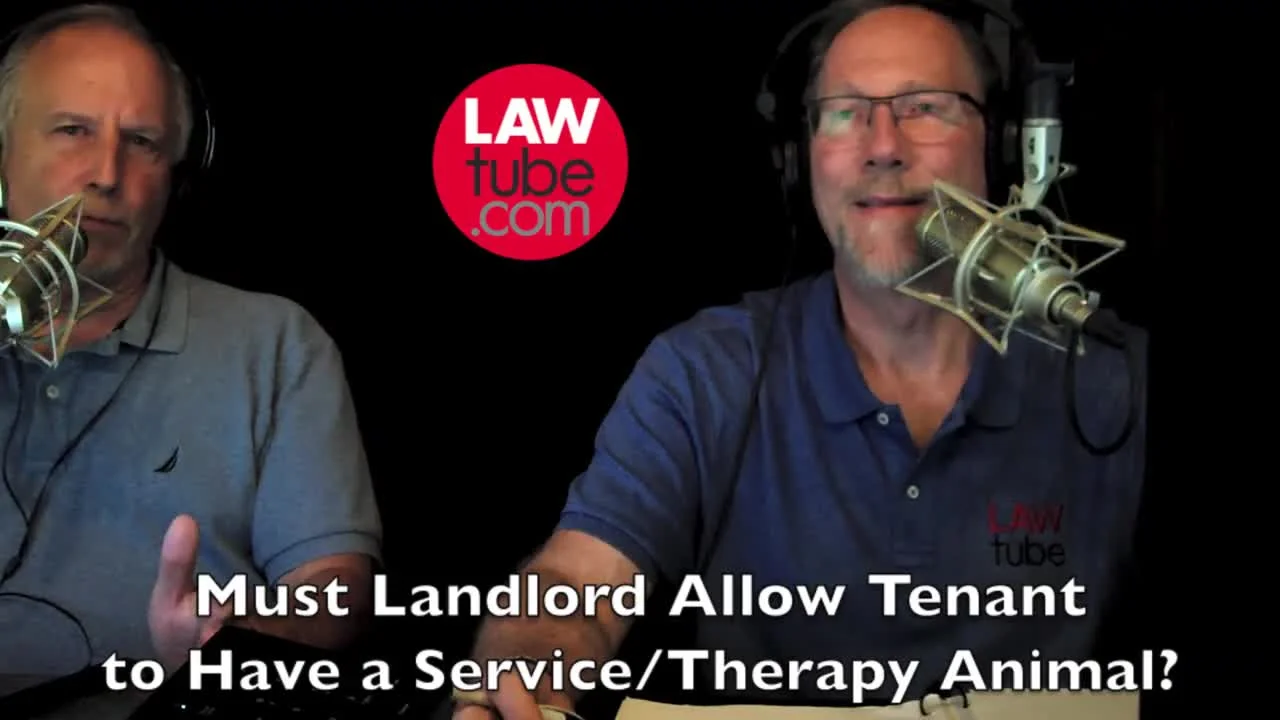 Must landlord allow tenant to have a service animal?