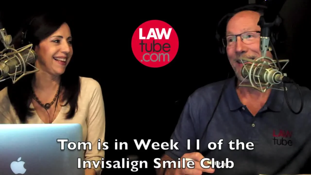 Tom in week 11 of invisalign smile club