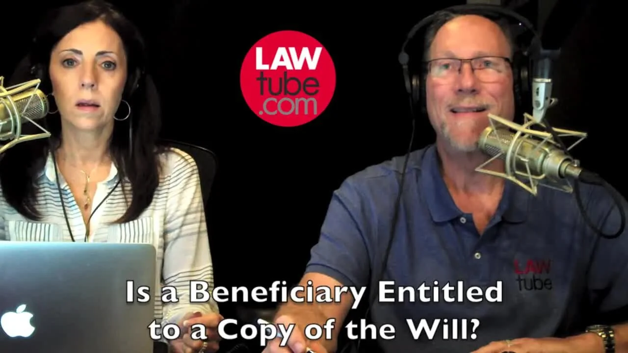 Is a beneficiary entitled to a copy of the will?