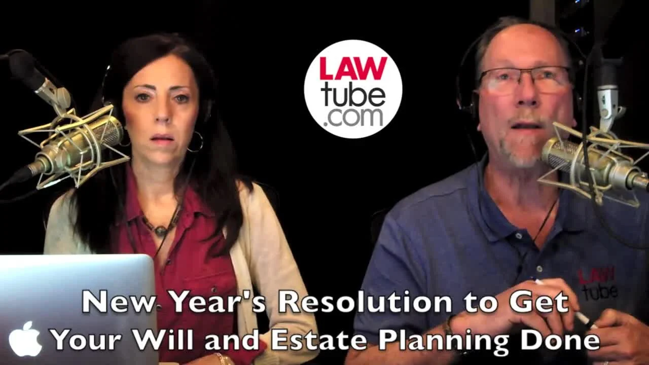 Many people make a New Year's resolution to make a will