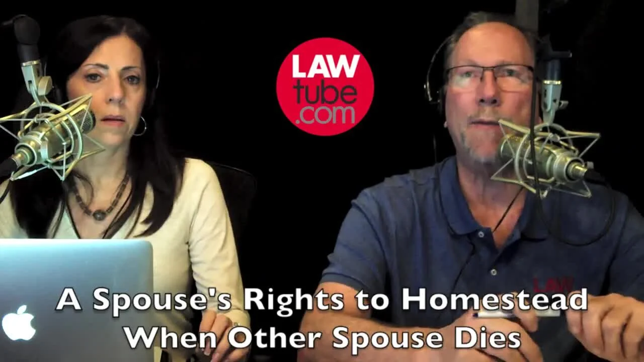 Spouse's rights to homestead in Florida