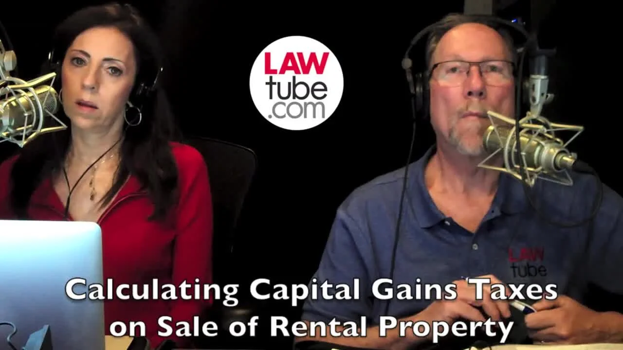 Calculating capital gains taxes on the sale of rental property