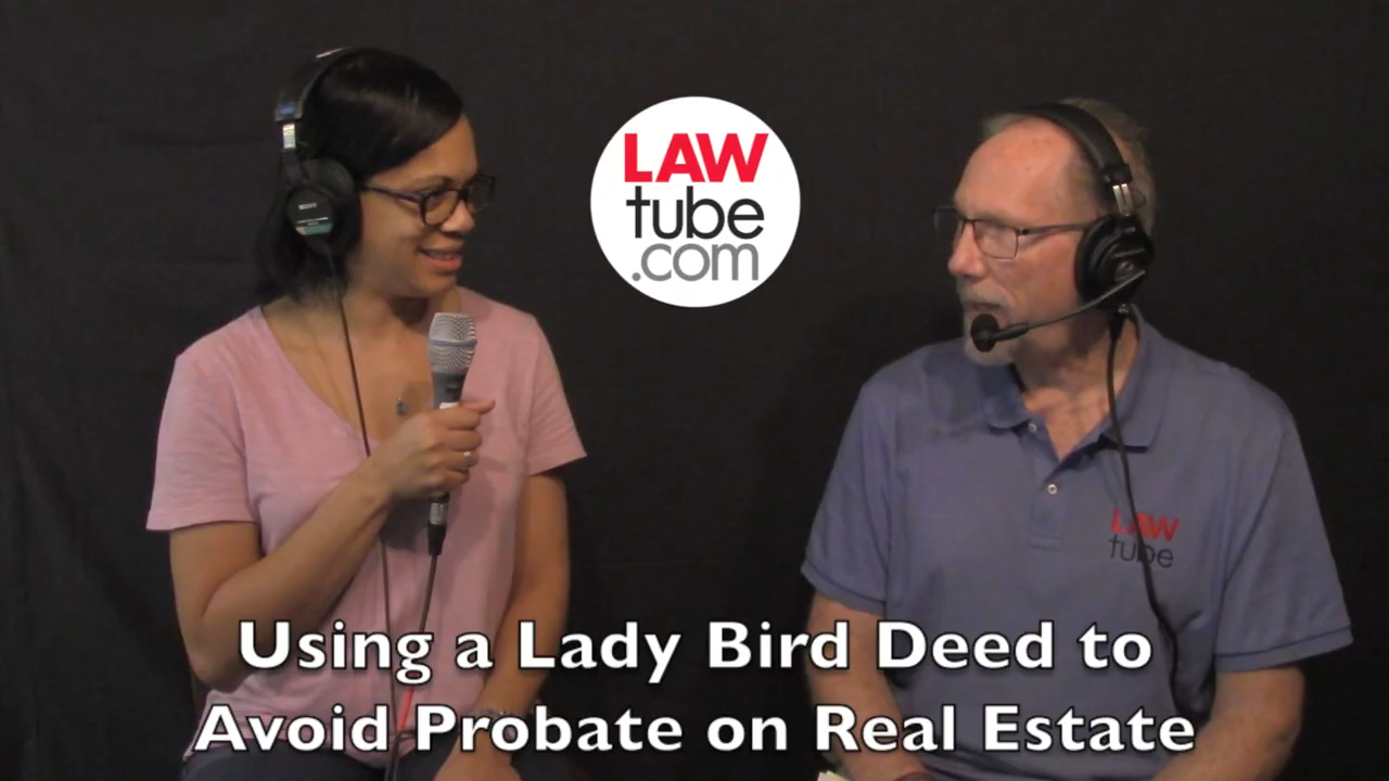 Using a lady bird deed to avoid probate on real estate