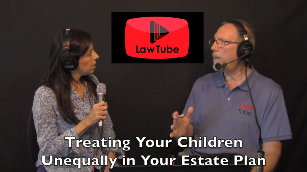 Treating your kids unequally in your will, trust or estate plan