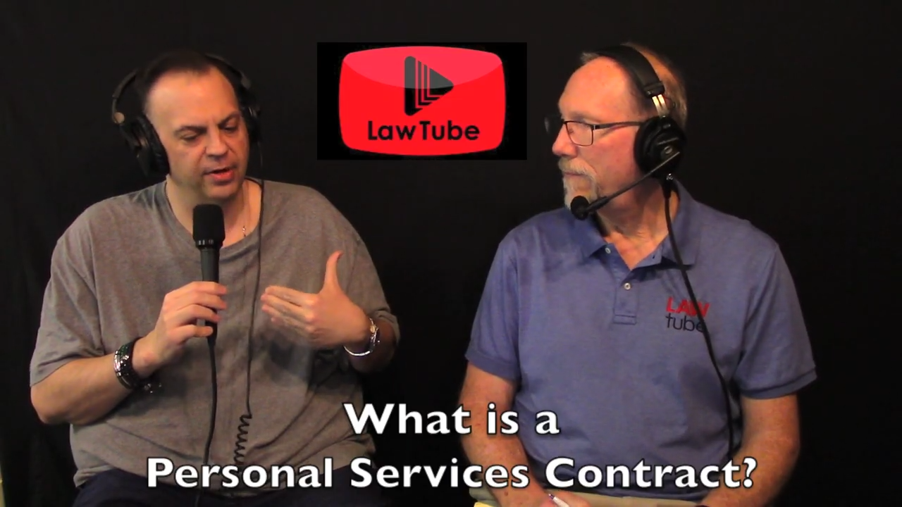 What is a personal services contract?