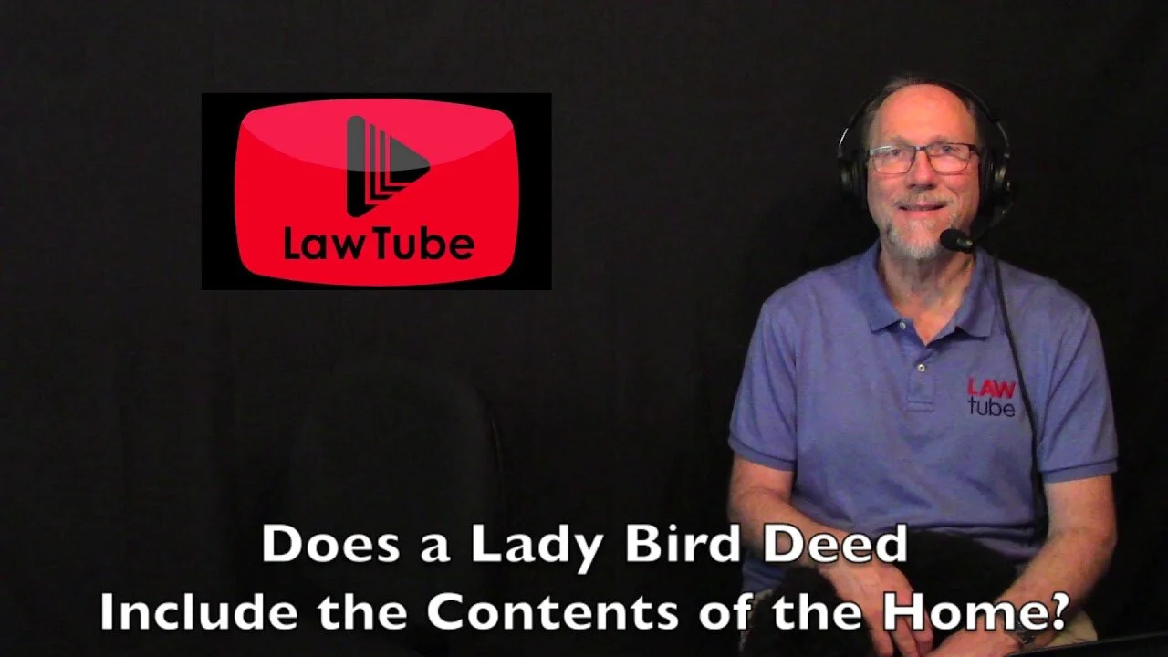 Does a lady bird deed include the home contents?