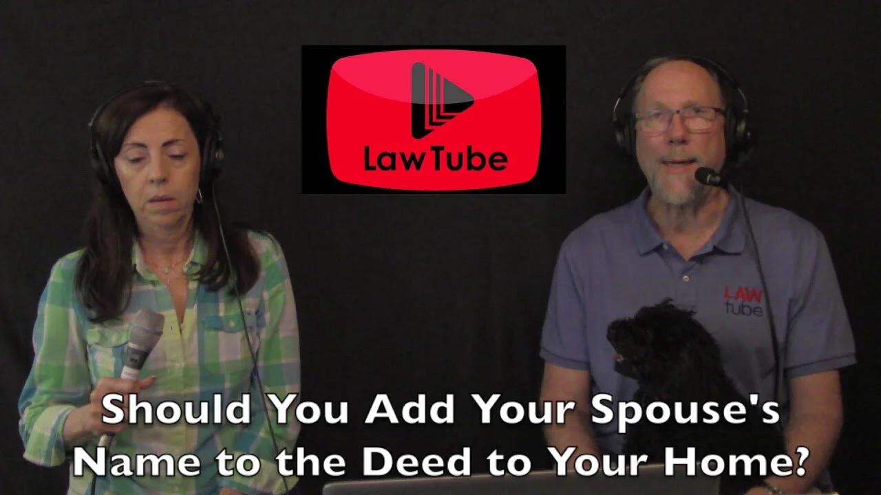 Should you add your wife or your husband's name to the deed to your home?