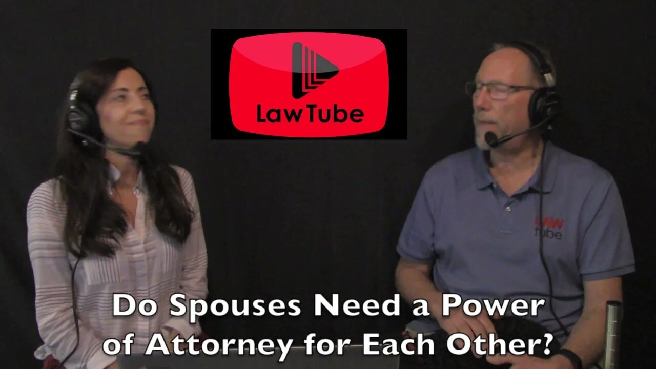 Do spouses need a power of attorney for each other?