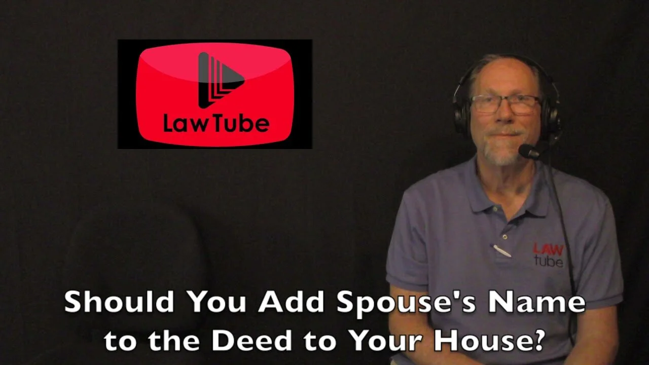 Should you add your spouse's name to the deed to your home?