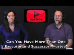 Can you have more than one executor and successor trustee?