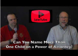 Can you name more that one child as your health care or financial agent on a power of attorney?
