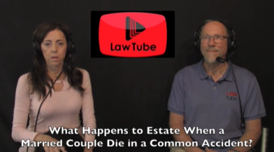 What happens with estate when husband and wife die together?
