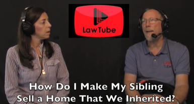 How do I make my sibling sell a house that we inherited?