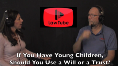 Which is better to have, a will or a trust, if you have young children?