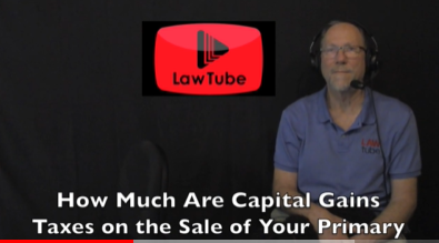 What are the capital gains taxes on sale of your primary home?