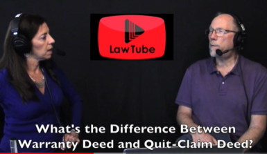 What is the difference between a warranty deed a quit claim deed?