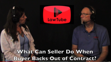 What can a home seller do when the buyer backs out of contract?