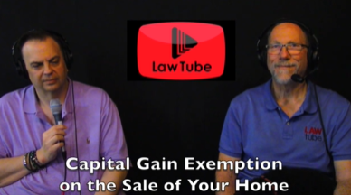 What are the capital gains exemptions on the sale of your home?