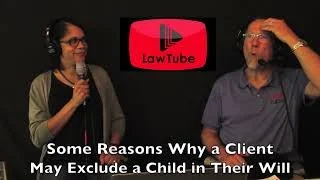 Some reasons why clients sometimes leave nothing to their children in their will or trust