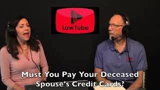 Are you obligated to pay your deceased spouse's credit cards?