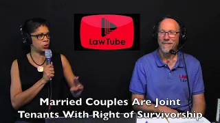 On a deed, a married couple is automatically joint tenants with rights of survivorship