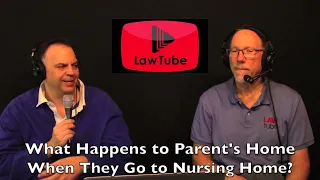 What happens to the parent's home when they go into a nursing home in Florida?