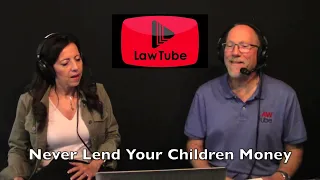 Never lend your children money