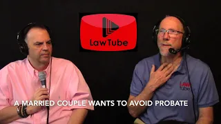 A married couple wants to avoid probate