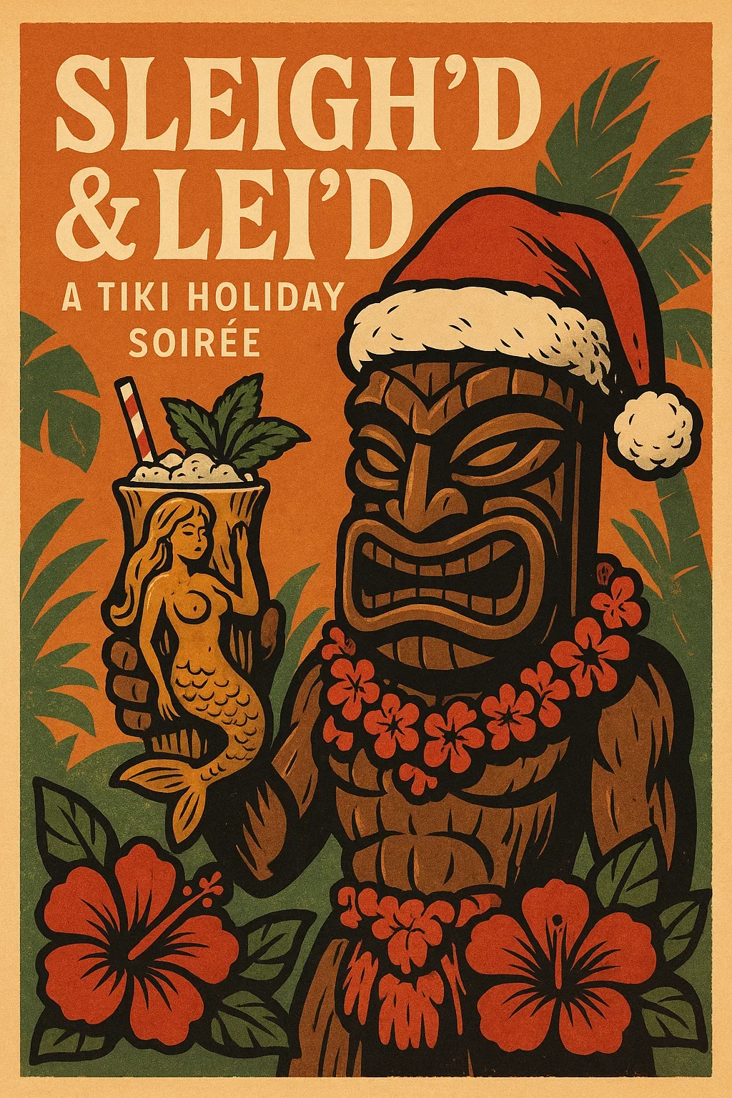 Sleigh'd and Lei'd: A Tiki Holiday Soirée