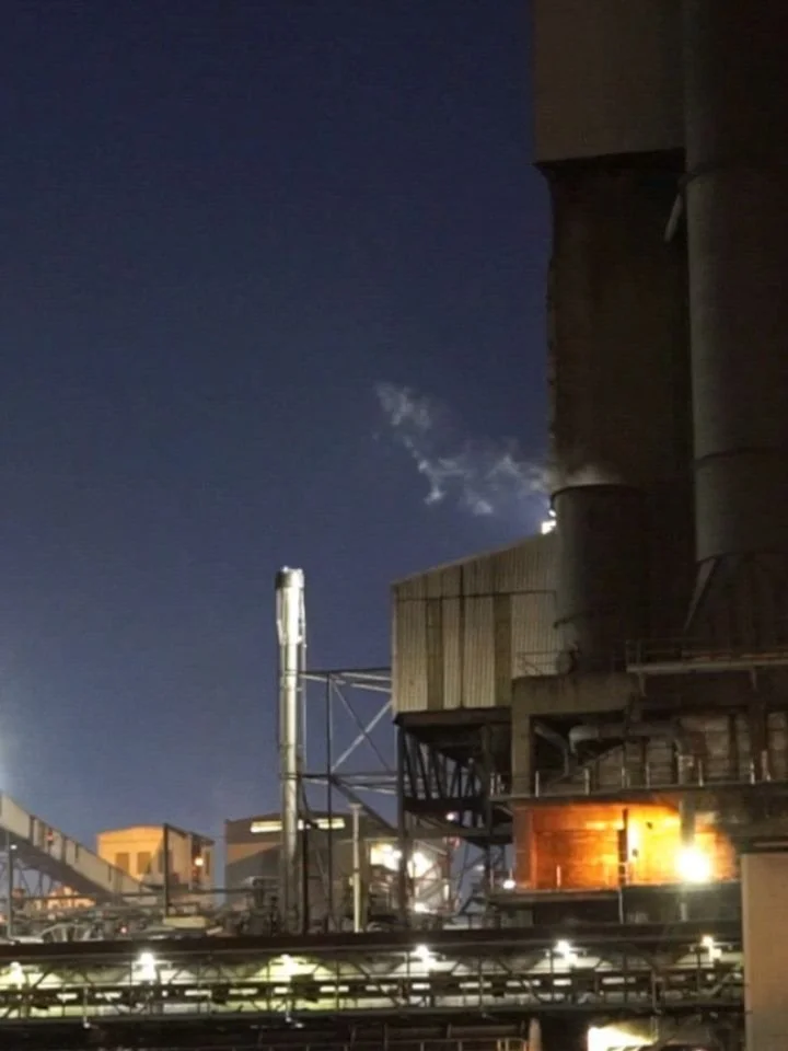 We put the sounds from Port Kembla Steel Works captured by @russell_w_ into hardware samplers for @soundsofsteel.pk. Here are some of the sounds and the exploratory process experienced at Sounds of Steel Festival