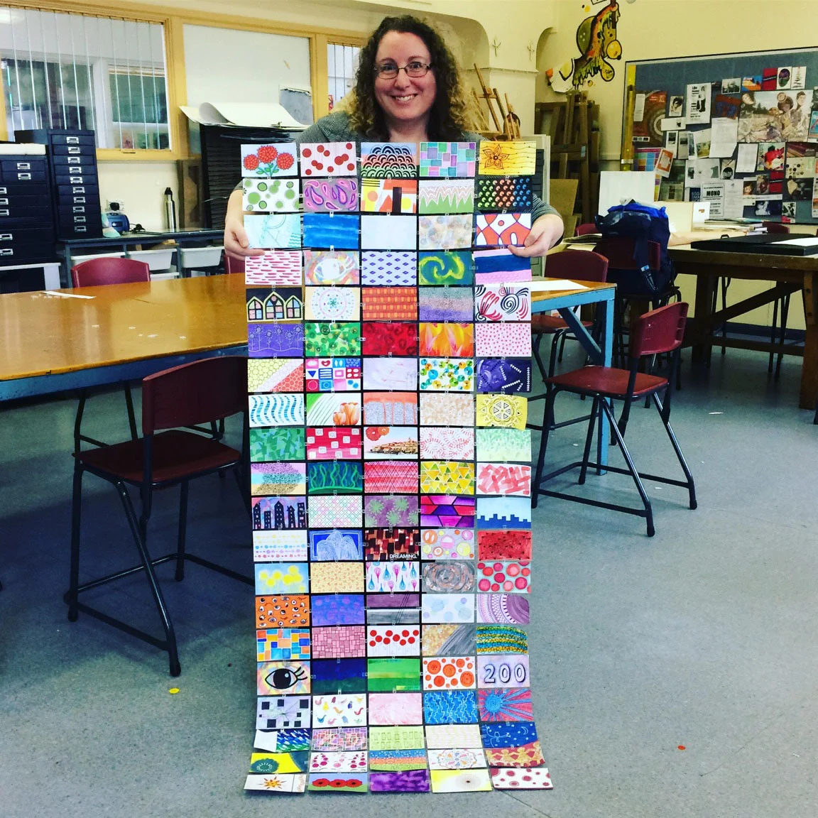 Creating index card art