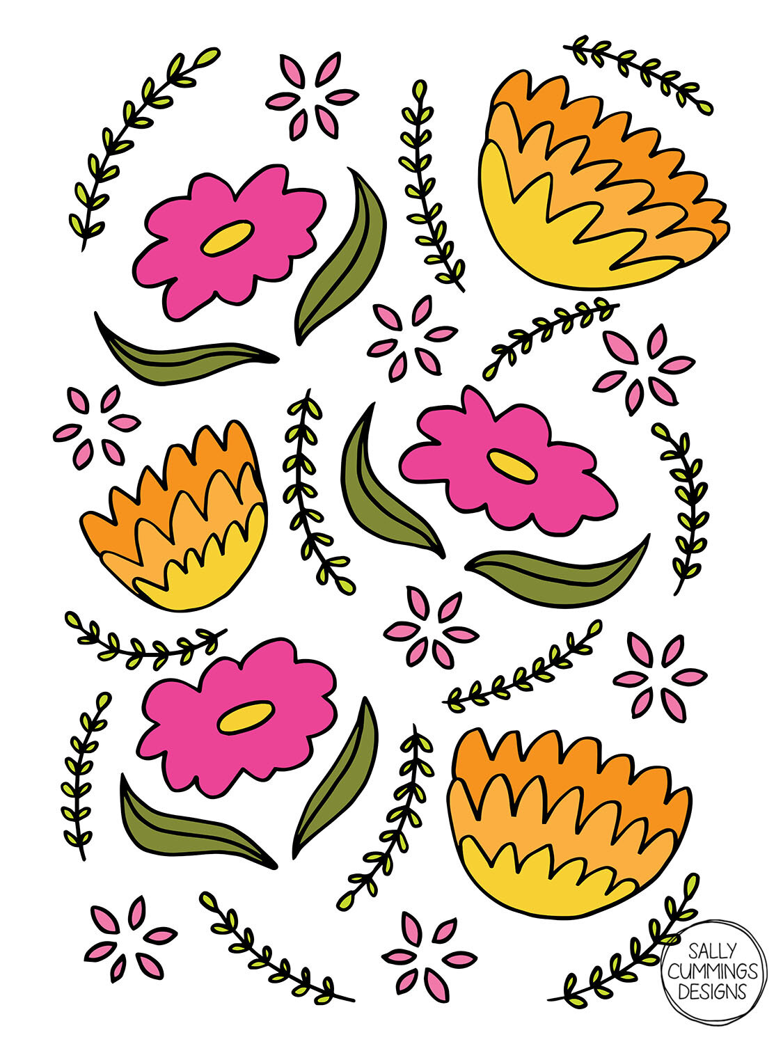 Sally Cummings Designs - May Flowers