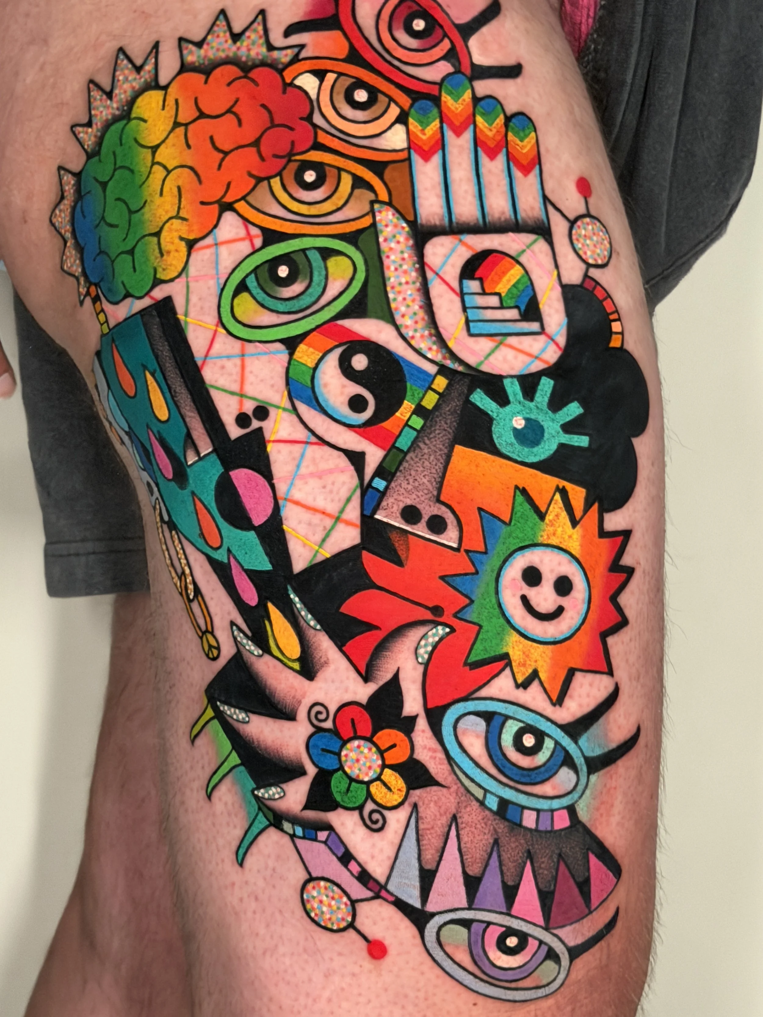 Collab piece with my buddies Winston the Whale and Chidgey