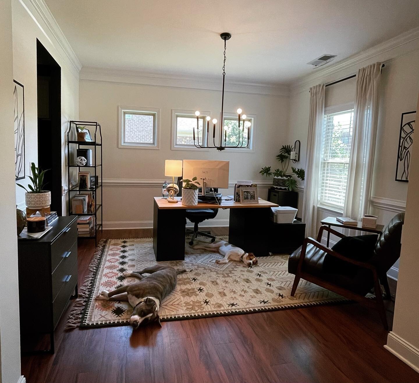 ☑️ $0.00 Dining room to office conversion
☑️ Puppy approval