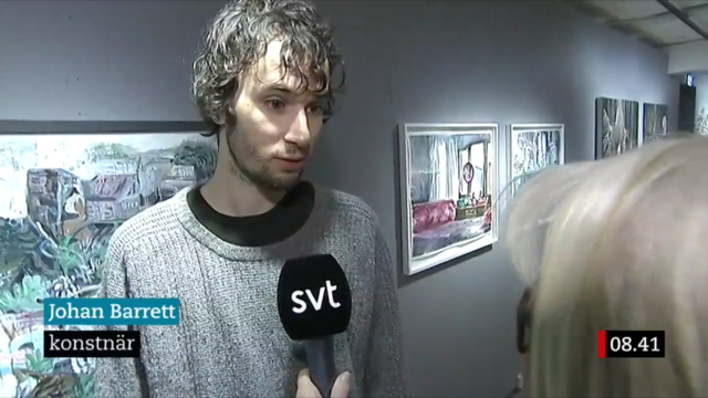 A talk with national television