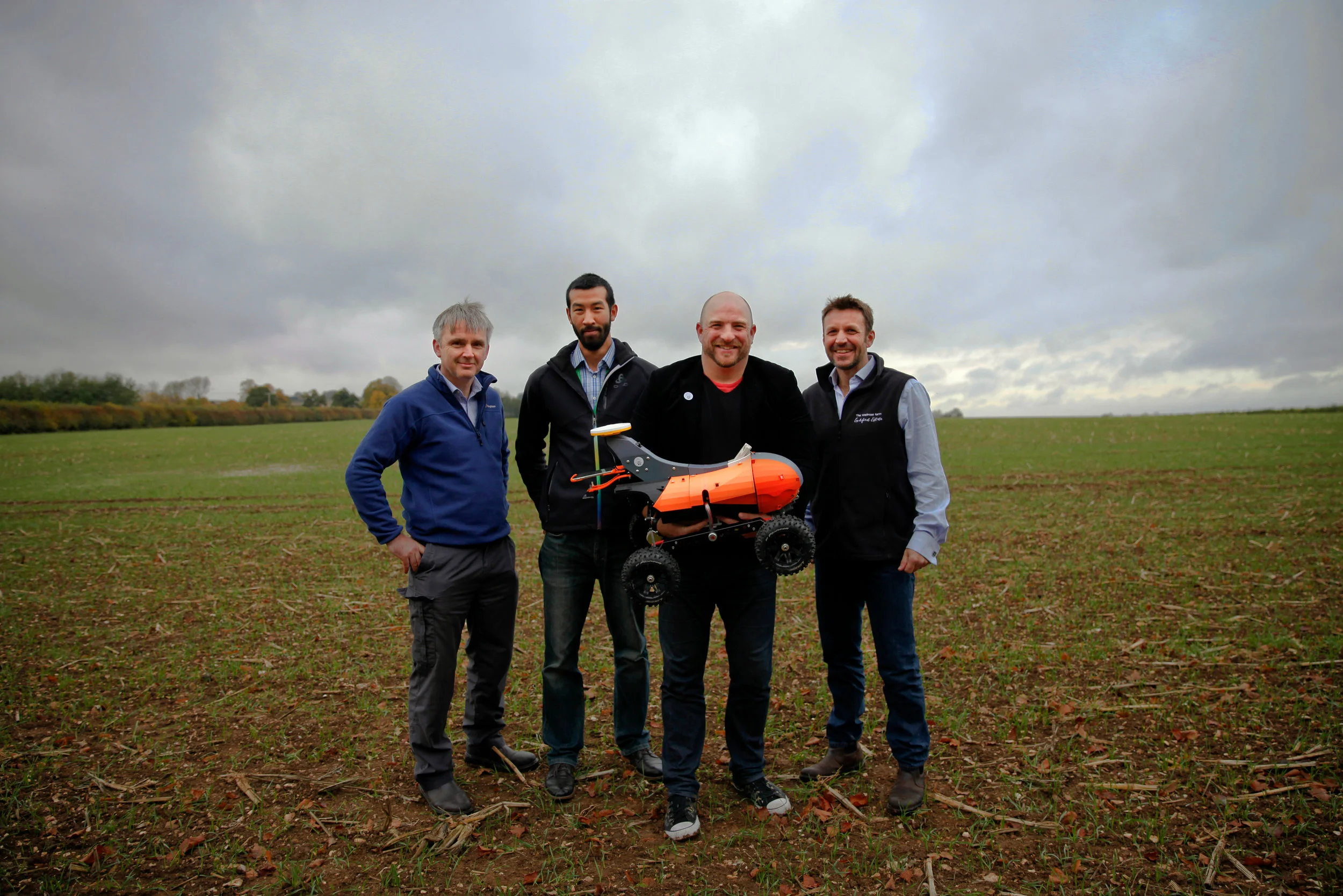 ROBOCROP: FARMING ROBOTS BEGIN TRIAL AT THE WAITROSE & PARTNERS FARM IN LECKFORD