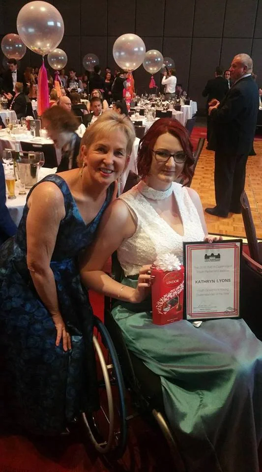 kat with shadow minister of communities 2016 young queenslander of year.jpg