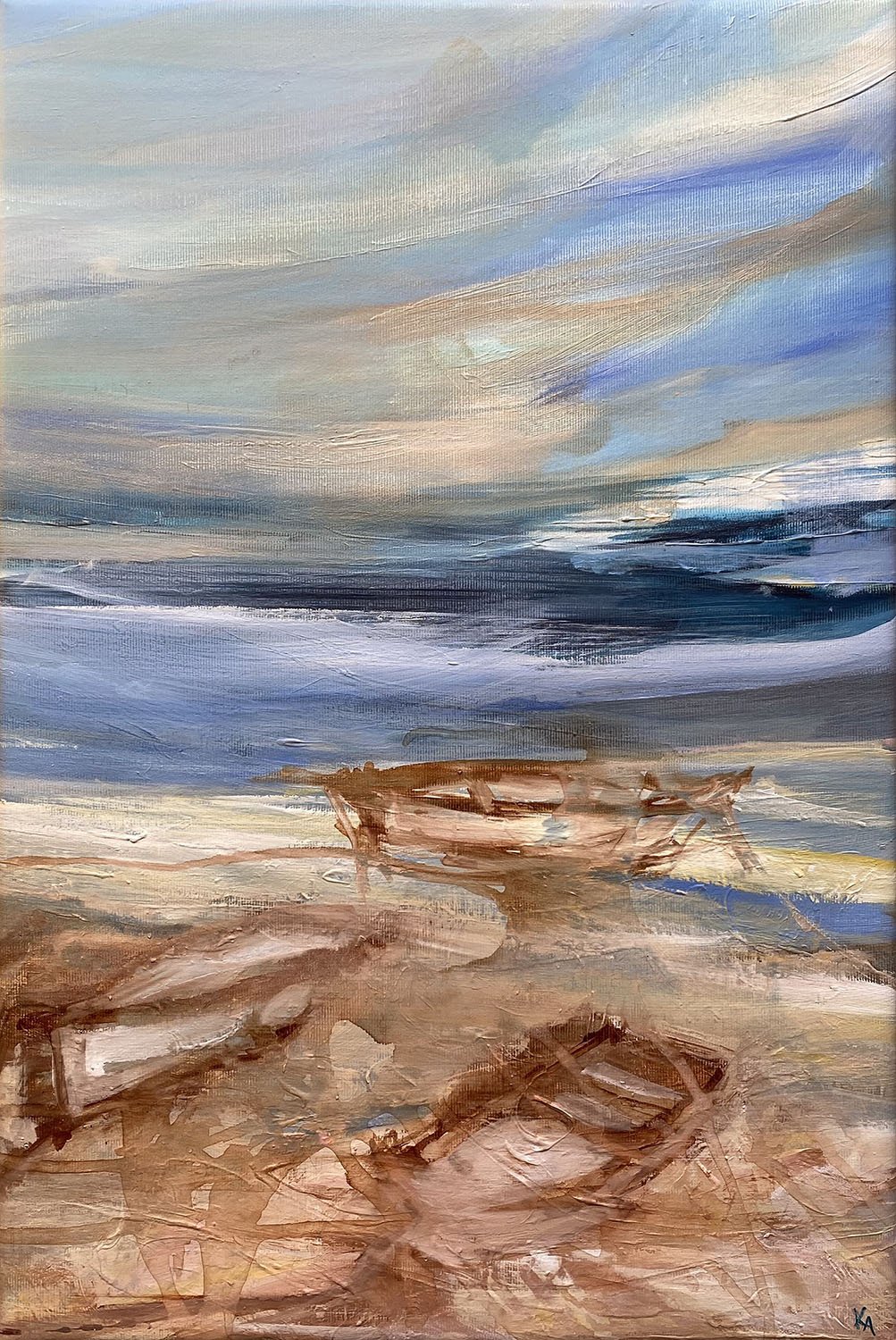 A SHAPE OF LEAVING 60x40cm