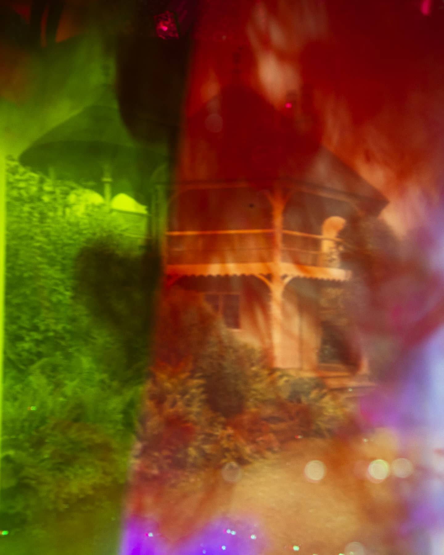 Another mystical creation from the studio yesterday. Using an image I'd taken on my phone in the @shuttleworthtrust Swiss Garden last summer we manipulated it using water, food colouring and light!

#photography #Student #Teacher #Lecturer #Crazy #Li
