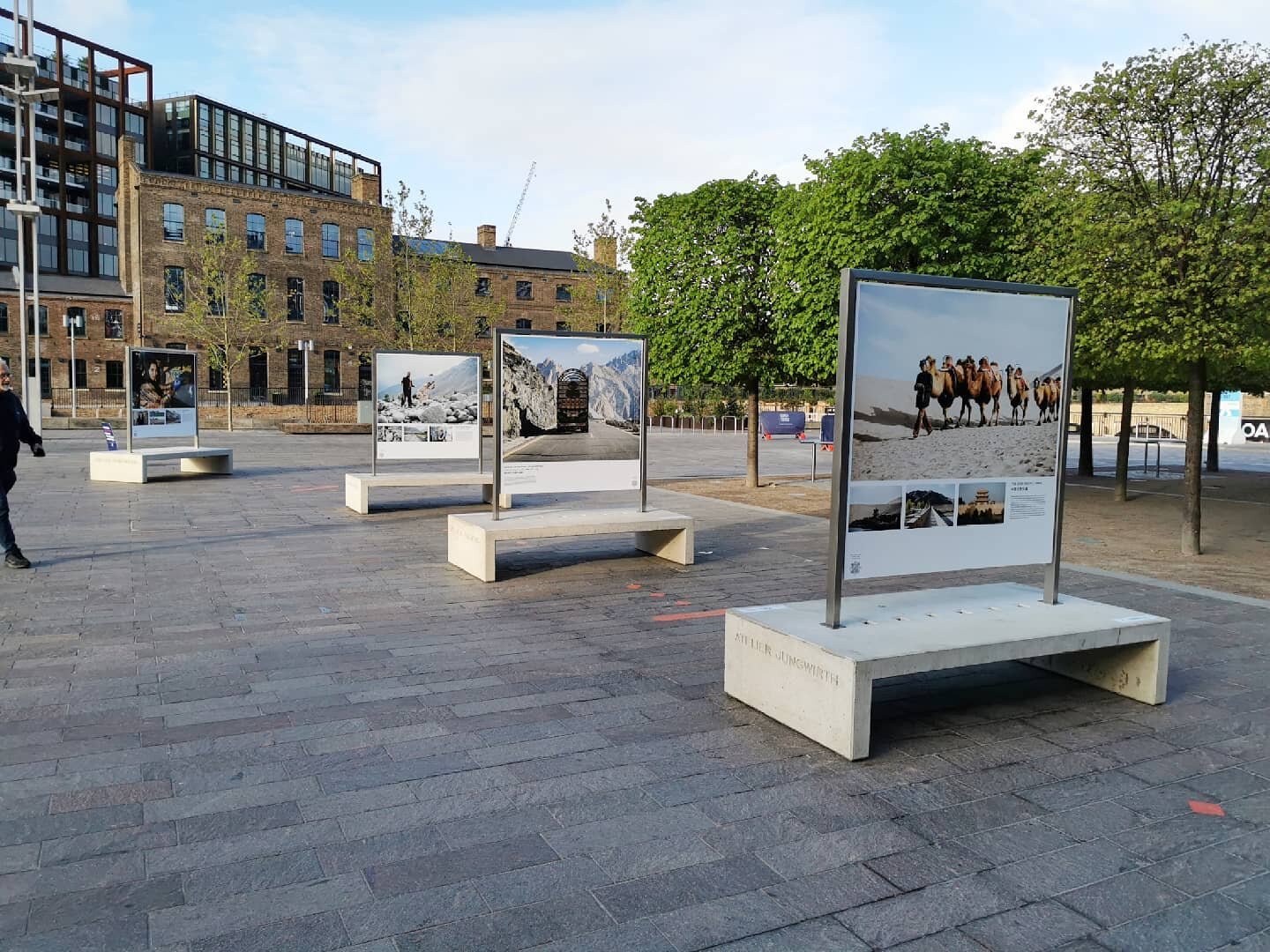 Being early for the train I went for a walk and discovered and exhibition of photographs...feels like a very long time since I last saw one of those. Amazing accidental morning discovery and experience to enjoy 15 minutes exploring the images while d