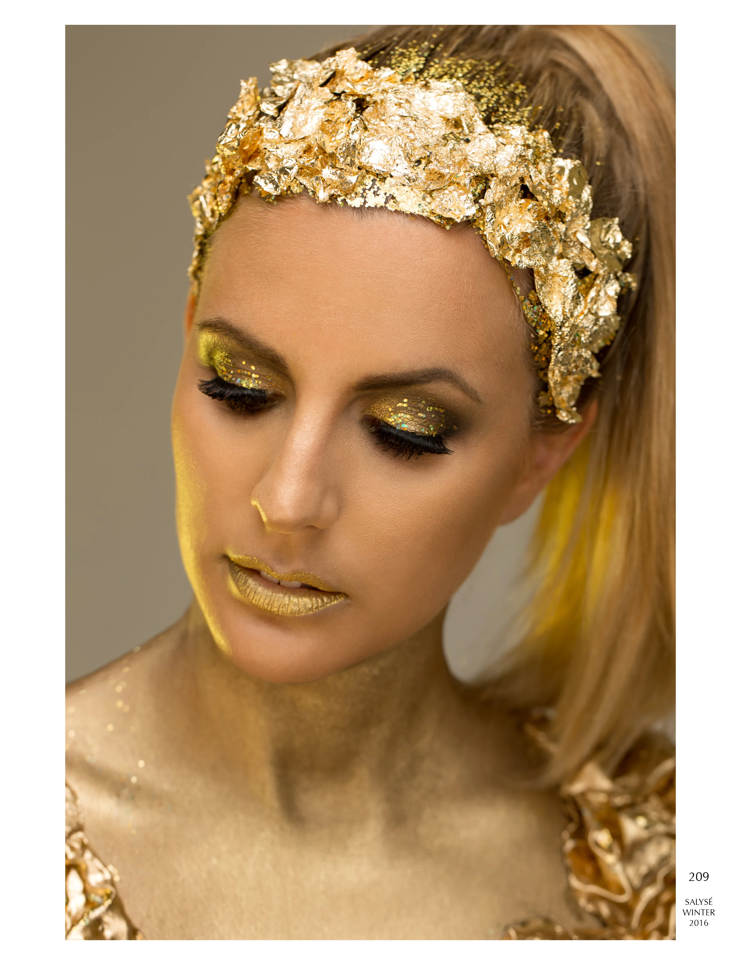 Gold Crush for Salysé Magazine Winter 2016