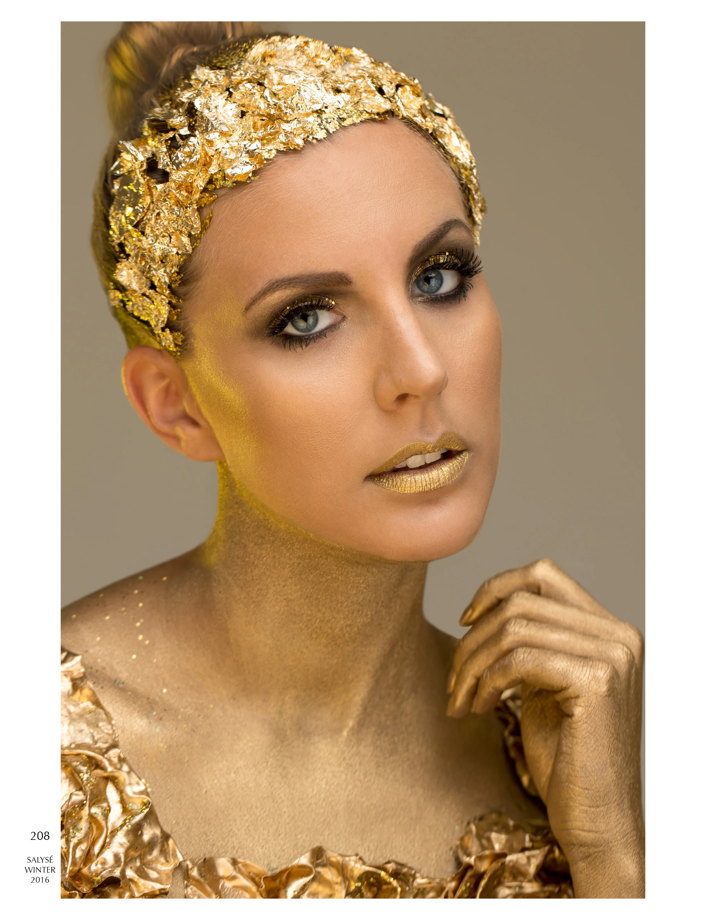Gold Crush for Salysé Magazine Winter 2016