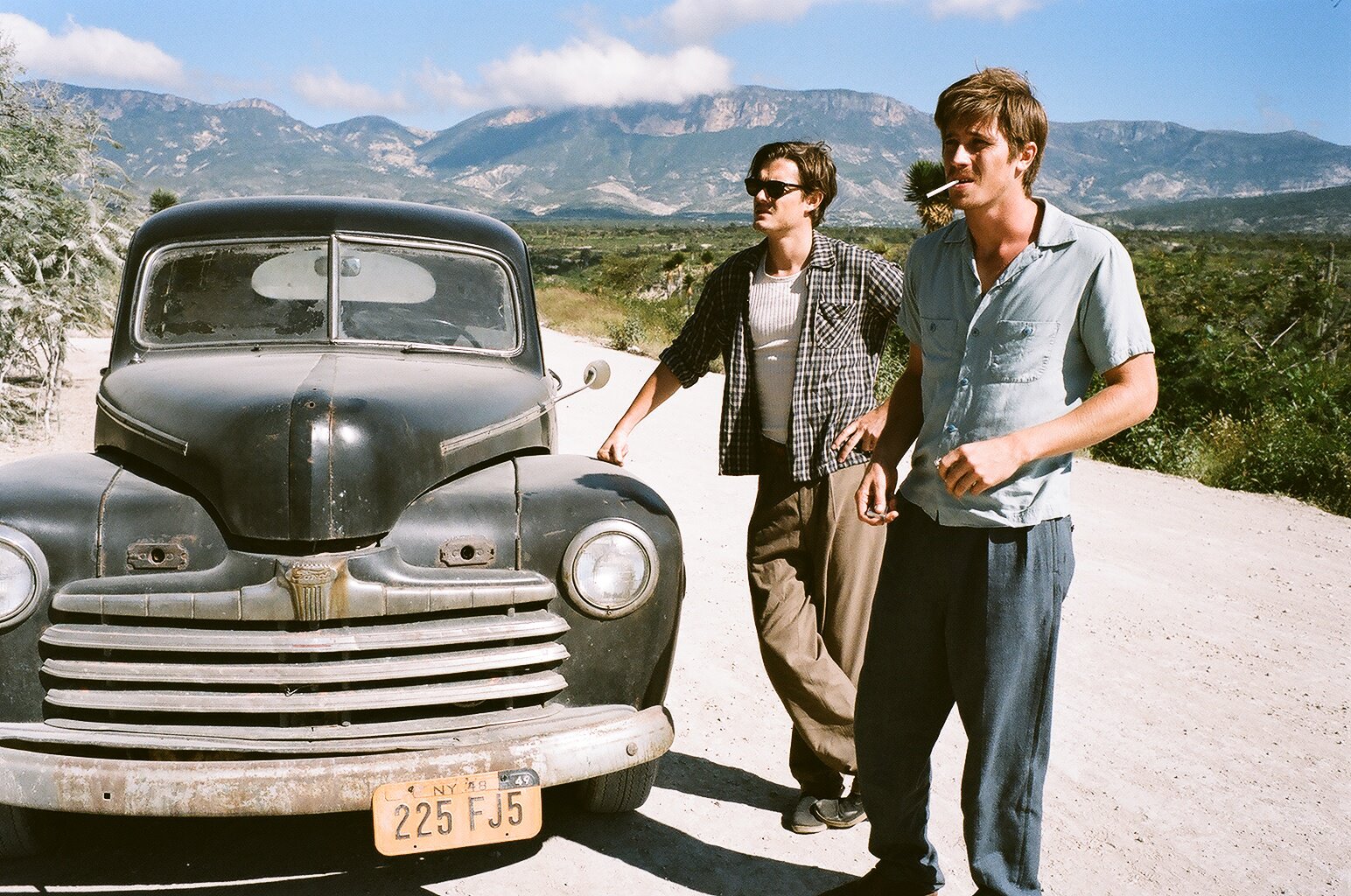 Ur filmatiseringen av On the Road från 2012, med Sam Riley, Garrett Hedlund och Kristen Stewart.
